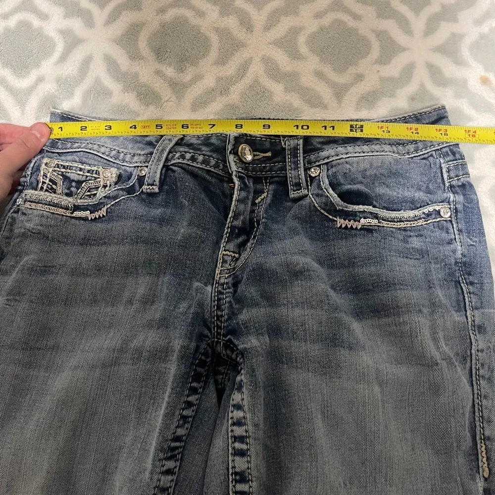 Vigoss‎ Dublin Heritage Bootcut Jeans Denim Embellished Size 5/6 L33 Women's